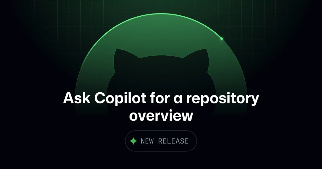 Логотип GitHub Copilot на фоне фрагментов кода