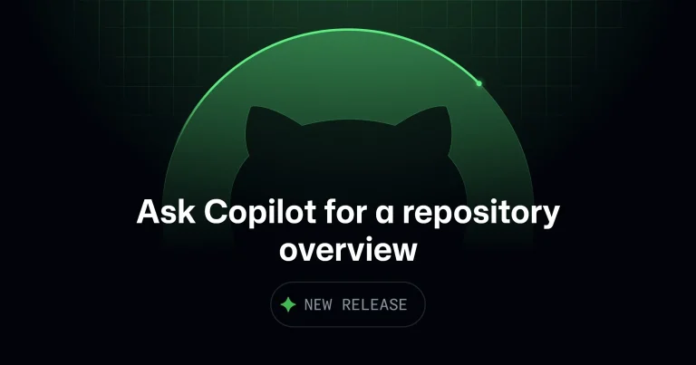 Логотип GitHub Copilot на фоне фрагментов кода