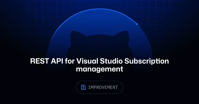 Логотип GitHub рядом с иконкой Visual Studio Subscription