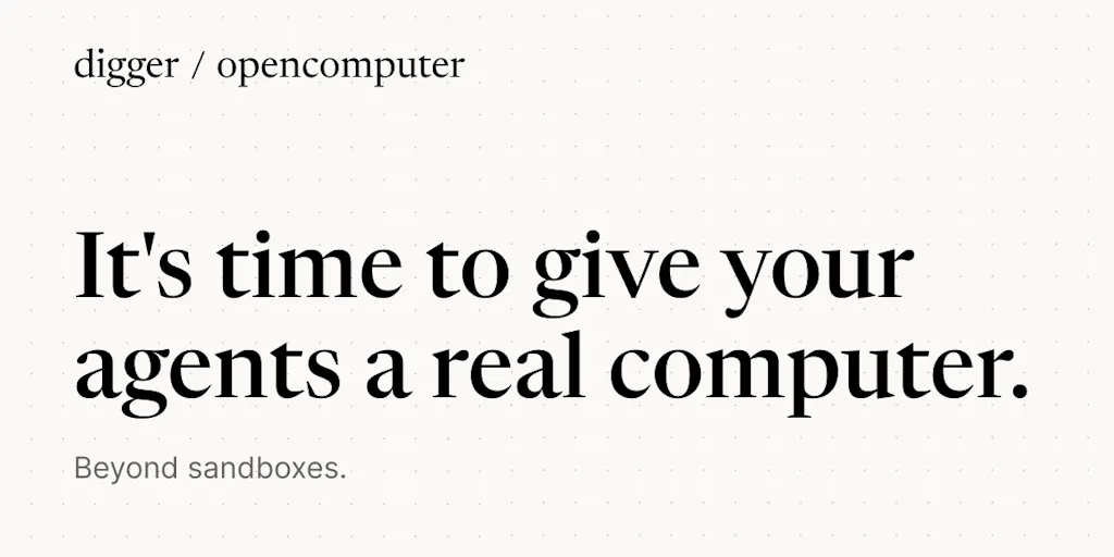 OpenComputer — интерфейс развёртывания управляемого агента по одному промпту