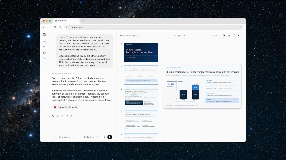 Логотип OpenAI на фоне стилизованного интерфейса веб-браузера