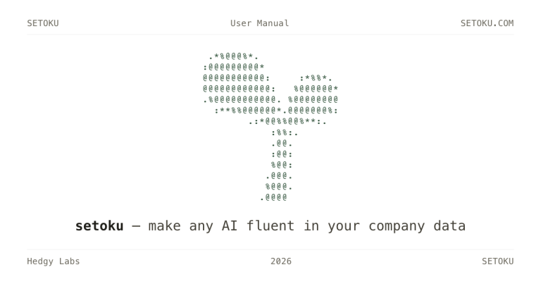 Show HN: Setoku - self-hosted knowledge server for AI agents