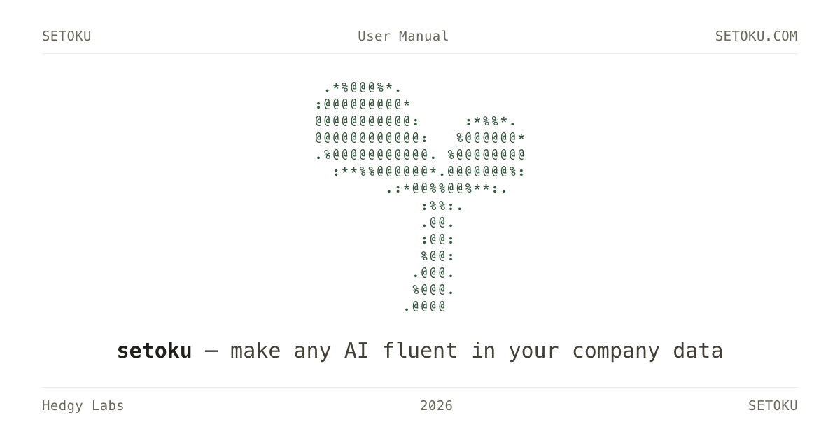 Show HN: Setoku - self-hosted knowledge server for AI agents