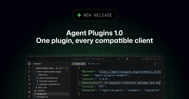 Интерфейс Visual Studio Code с панелью GitHub Copilot и управлением агентными плагинами