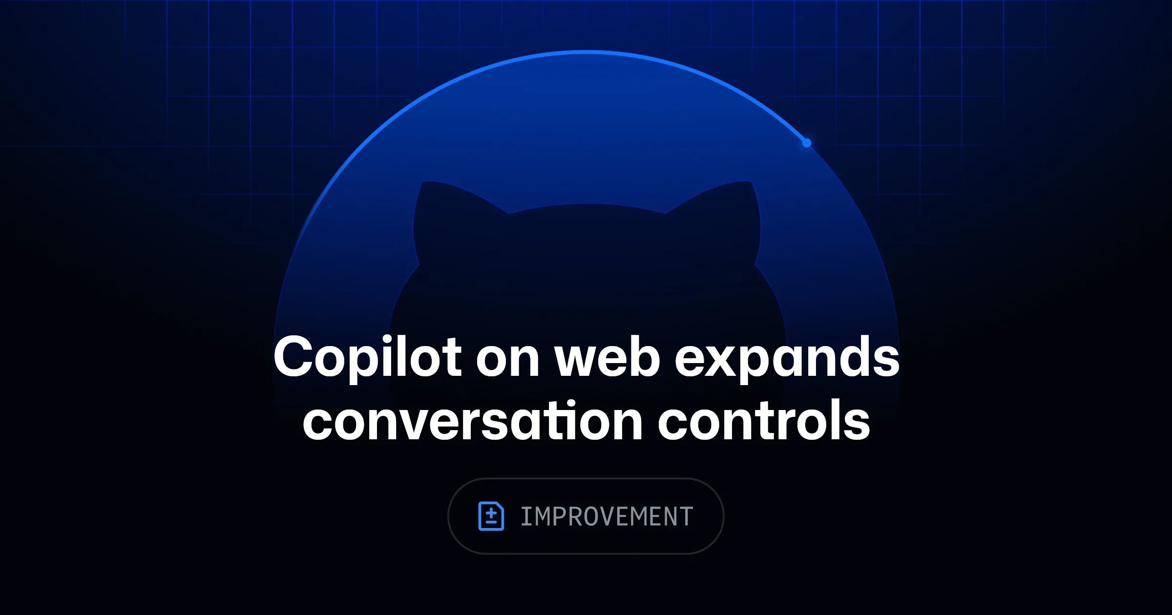 Copilot Chat на github.com: окно чата поверх веб-страницы с индикатором расхода токенов