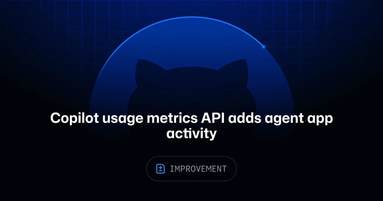 Интерфейс GitHub Copilot с графиками использования агент-приложений