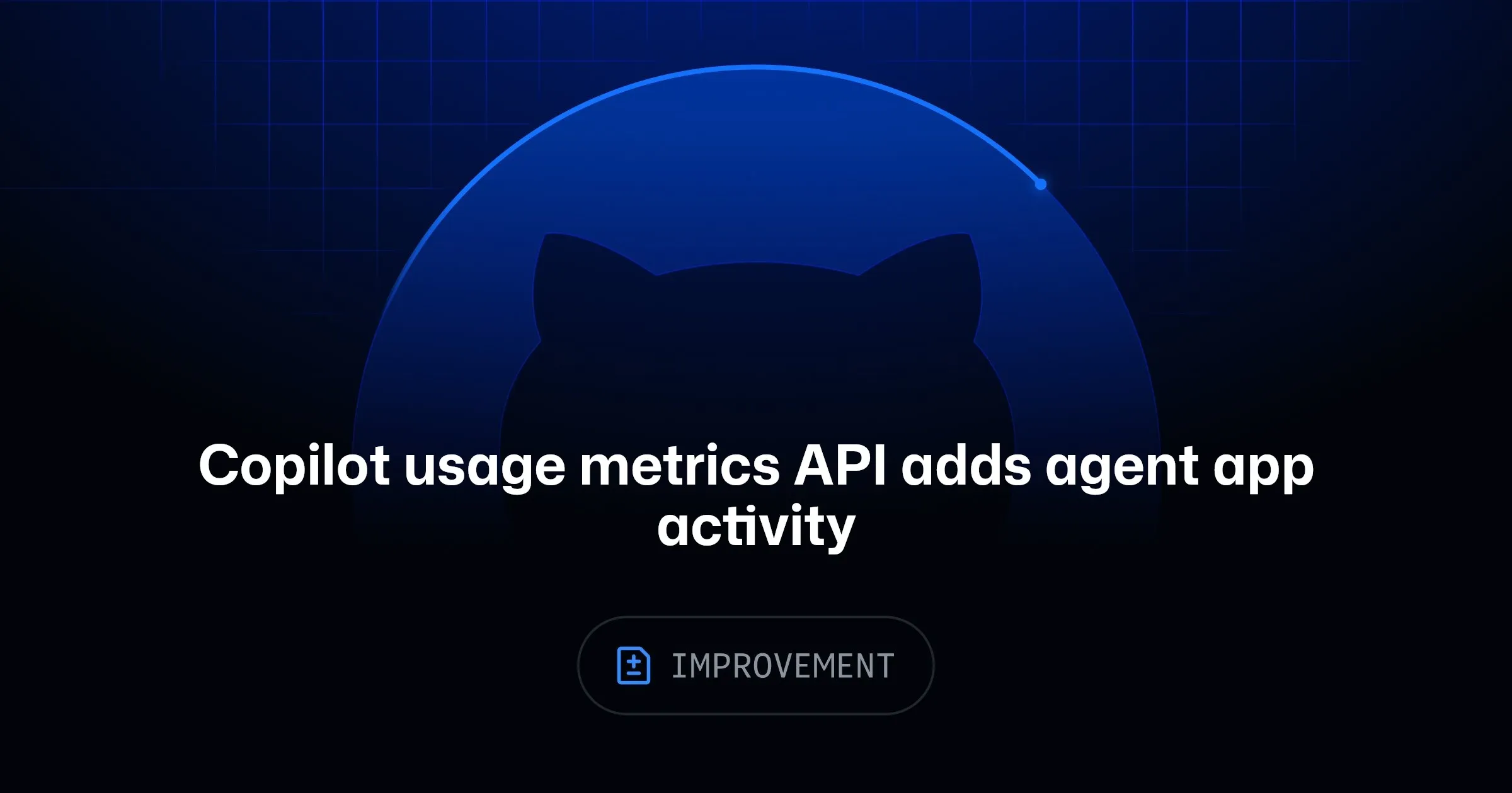 Интерфейс GitHub Copilot с графиками использования агент-приложений
