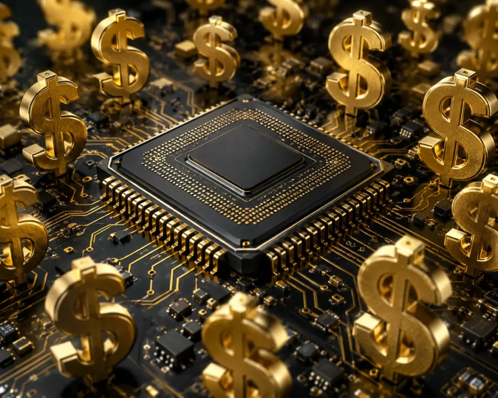 Серверные стойки с графическими ускорителями Nvidia в дата-центре облачного провайдера Lambda