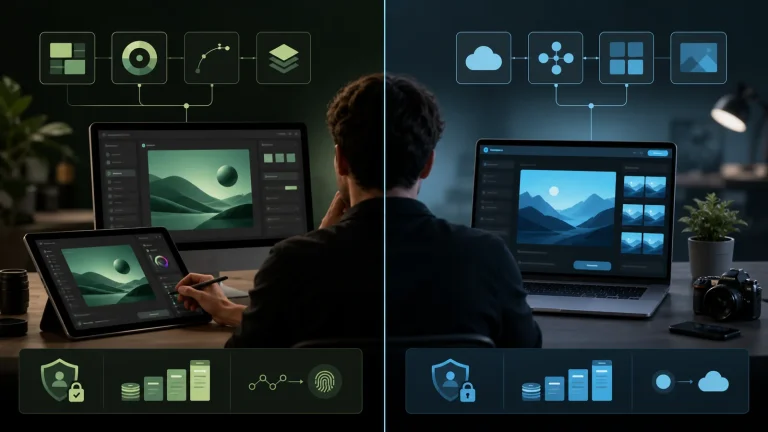Сравнение Adobe Firefly и Midjourney по ценам, лимитам, приватности и workflow генерации изображений