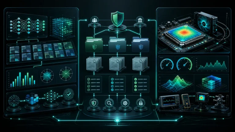 Схема: три значения термина benchmark — набор задач для оценки ИИ, корневой XCCDF benchmark-документ и стандартизированный пакет CPU-тестов.