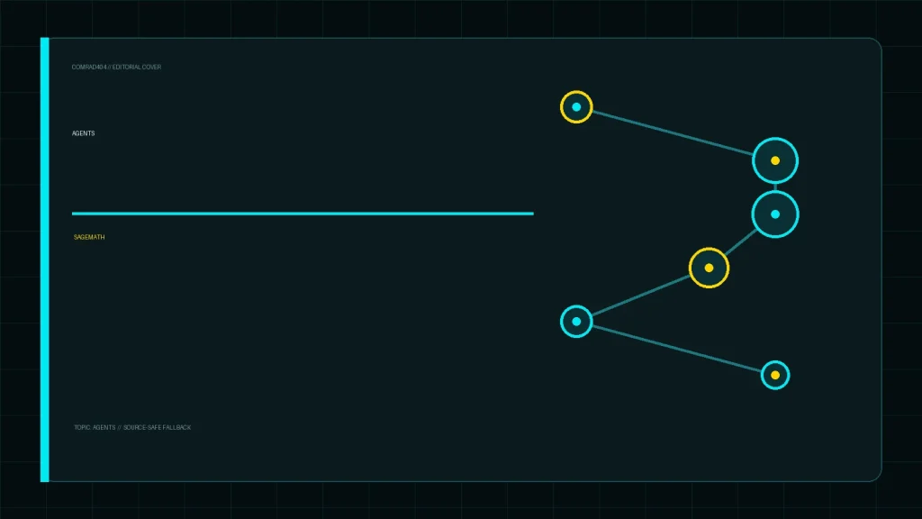 Редакционная обложка COMRAD404: SageMath и LLM-агенты: как вычислительная математика усиливает ИИ