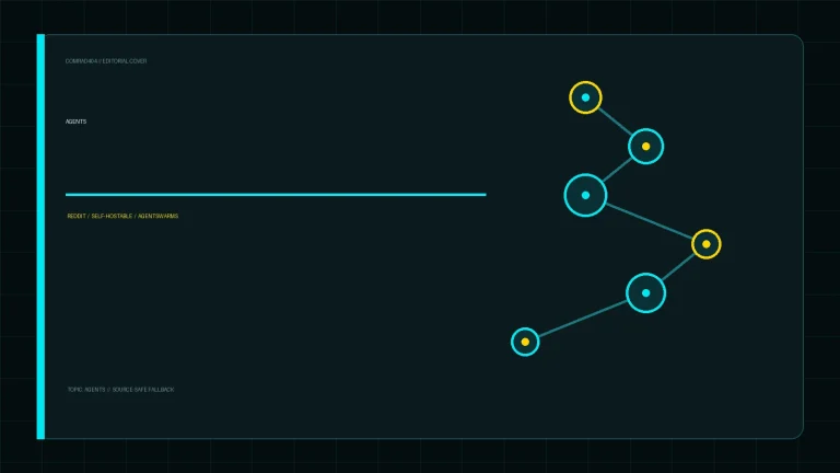 Редакционная обложка COMRAD404: Агентная AI-платформа с единой системой прав доступа: обсуждение на Reddit