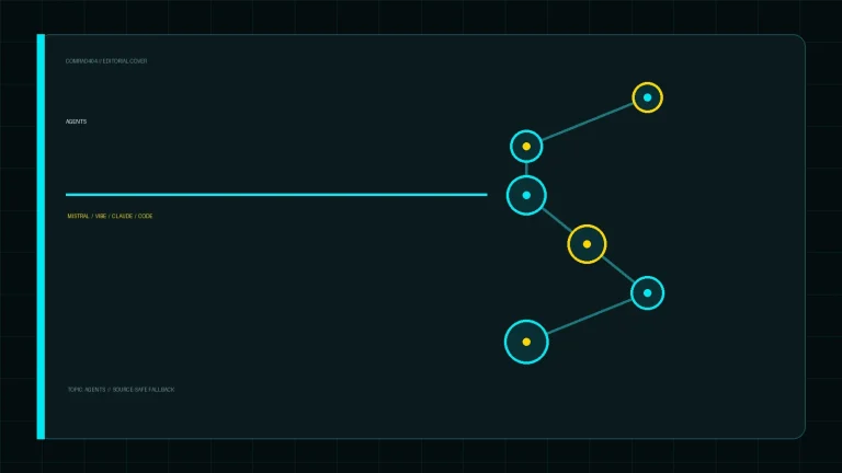 Редакционная обложка COMRAD404: Сравнение AI-агентов для разработки: Mistral Vibe против Claude Code, Cursor и Codex