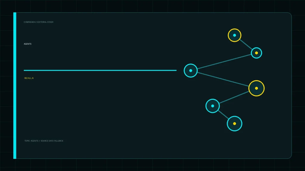 Редакционная обложка COMRAD404: Recall.ai: Как ИИ-агенты трансформируют рутинную работу разработчика