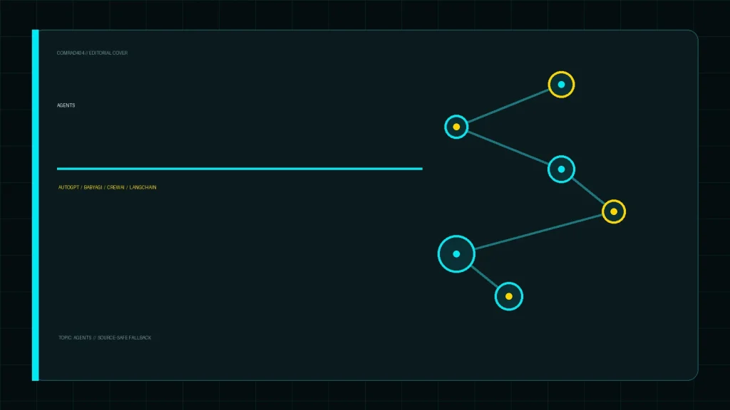Редакционная обложка COMRAD404: Как выбрать AI-агента для автоматизации задач: сравнение инструментов 2025