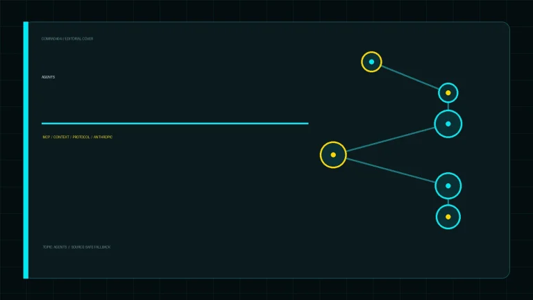 Редакционная обложка COMRAD404: MCP (Model Context Protocol) — зачем нужен единый протокол для ИИ-агентов