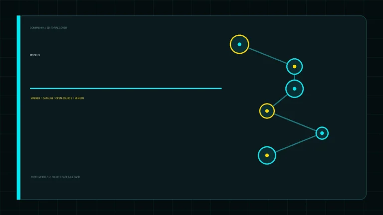Редакционная обложка COMRAD404: Marker 2 от Datalab: обновлённый open-source пайплайн для документов обходит MinerU, Docling и LiteParse по скорости и точности
