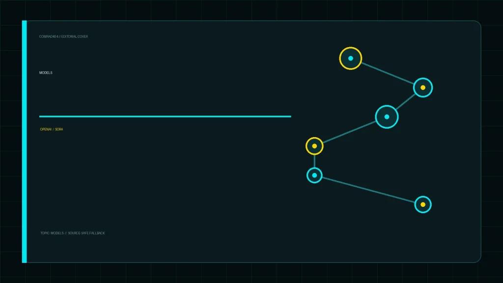 Редакционная обложка COMRAD404: OpenAI Sora: Как новая модель генерации видео по тексту меняет правила игры