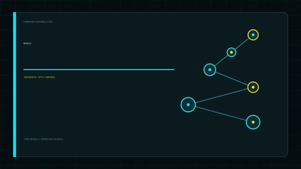 Редакционная обложка COMRAD404: Китайский DeepSeek-V3 догоняет GPT-4: разбор обновлённой модели и её возможностей