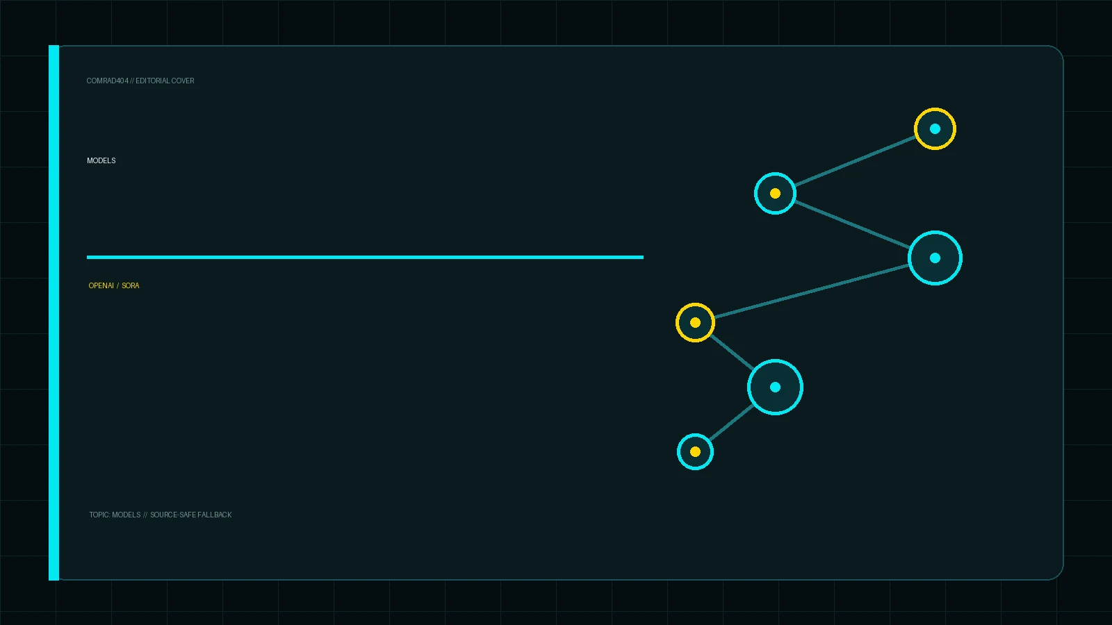Редакционная обложка COMRAD404: OpenAI Sora: Революция в генерации видео или новый вызов для креативной индустрии?