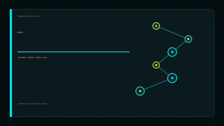 Редакционная обложка COMRAD404: Промпты для reasoning‑моделей: как писать инструкции, чтобы o1 и DeepSeek R1 не уходили в бесконечные рассуждения