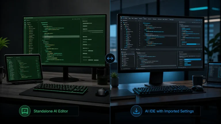 Сравнение двух AI IDE для разработки: отдельный AI-редактор и IDE с миграцией настроек из другого редактора