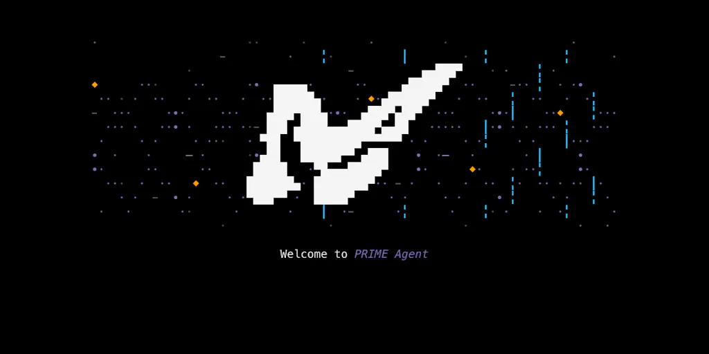 Интерфейс open-source кодинг-агента Prime Agent с терминалом и субагентами