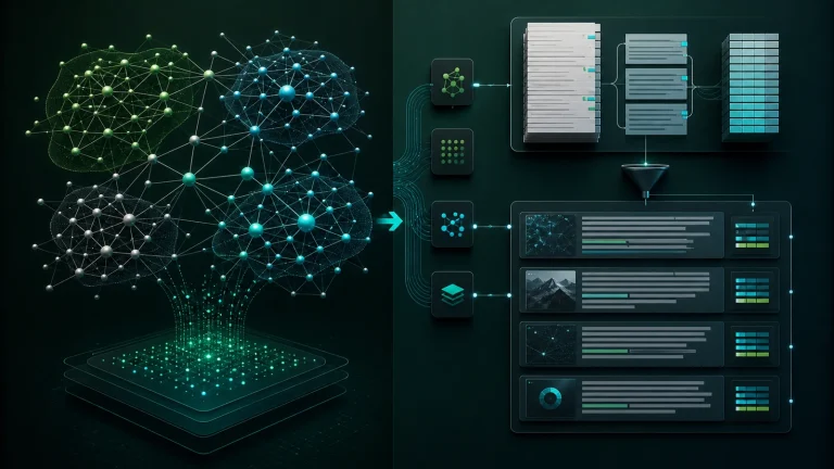 Сравнение GraphRAG и обычного RAG: граф связей, community summaries и chunk-based поиск по документам.