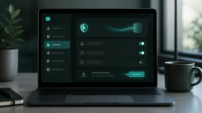 Раздел Data controls в настройках ChatGPT с опцией Export data