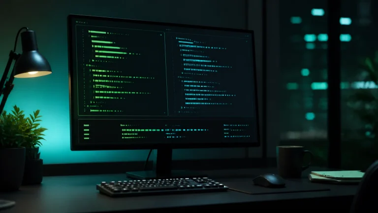 Редактор кода с примером интеграции OpenAI API в приложение на Python и JavaScript и выводом ответа в терминале
