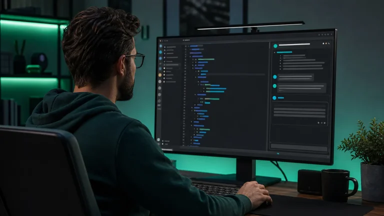 панель Continue в VS Code в правой боковой панели и открытый файл config.yaml в домашней директории пользователя
