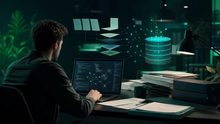 Скрипт Python с загрузкой документов через SimpleDirectoryReader и построением VectorStoreIndex в LlamaIndex