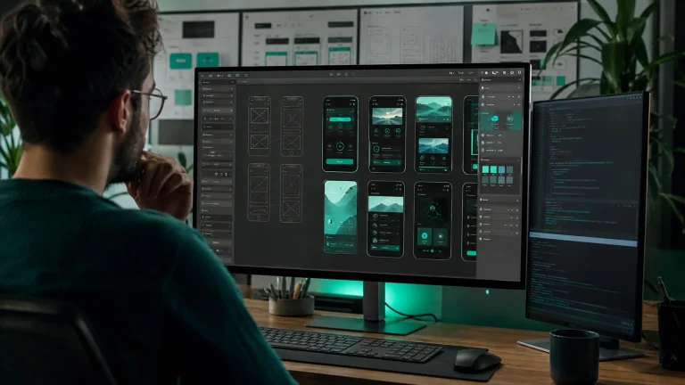 Сравнение AI-плагинов для Figma: макеты интерфейсов, wireframes и связка с кодом на рабочем столе дизайнера