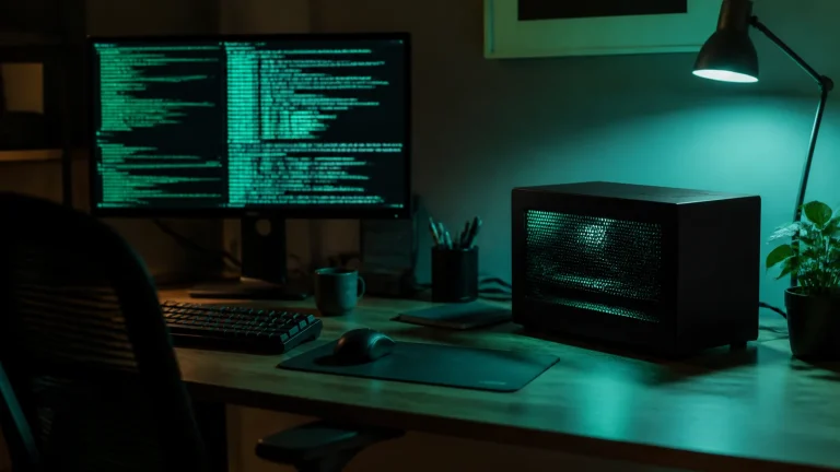 Локальный запуск компактной языковой модели на настольном ПК со слабым GPU и терминалом на экране