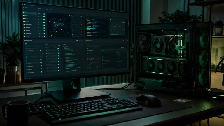 Локальная языковая модель на рабочей станции со средним GPU и интерфейсом запуска на компьютере