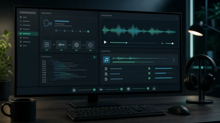Интерфейс документации OpenAI Audio API с endpoint /v1/audio/speech, выбором модели синтеза речи и примером сохранения результата в speech.mp3