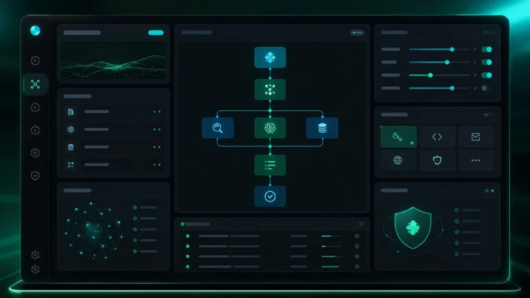 Интерфейс Relevance AI с конструктором AI-агента, knowledge и логами запуска tool