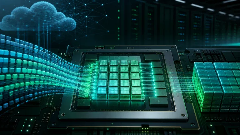 Схема TPU-ускорителя и потока тензорных вычислений в Google Cloud