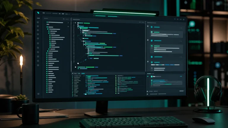 Интерфейс Windsurf Editor с открытым проектом, панелью файлов, кодом, встроенным AI-ассистентом и терминалом