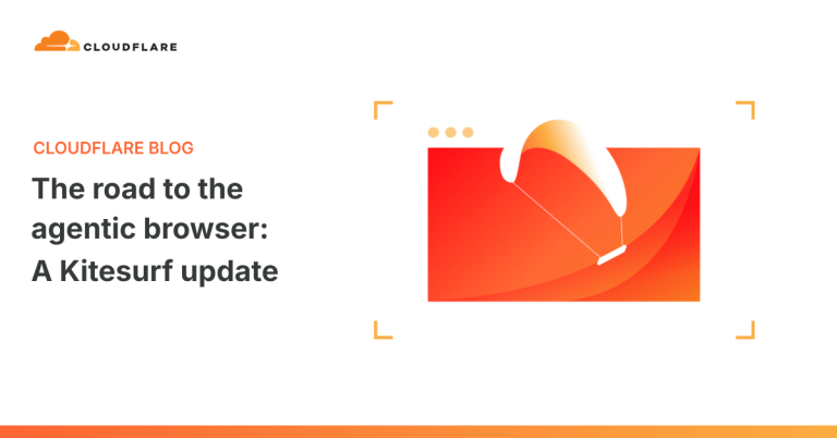 Браузер Cloudflare Kitesurf с инструментами WebMCP в панели разработчика
