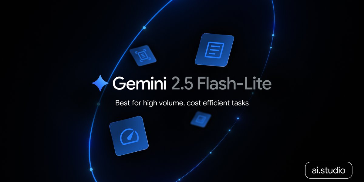 Выбор модели Gemini 2.5 Flash-Lite в интерфейсе Google AI Studio