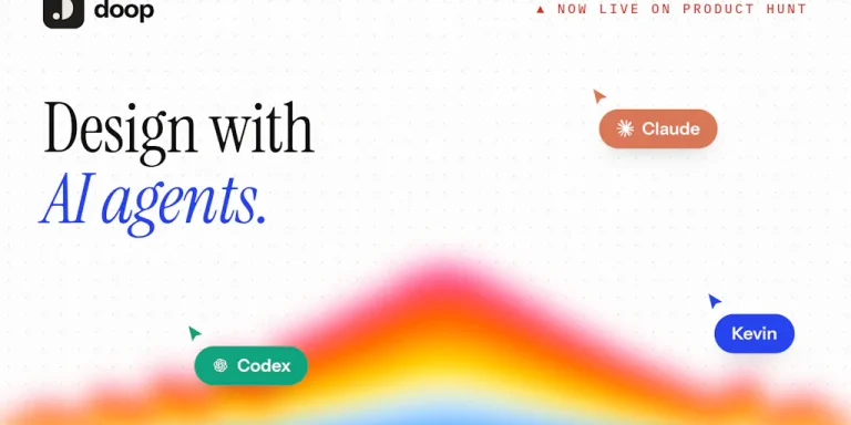 Интерфейс Doop с бесконечным canvas для совместной работы AI-агентов над дизайном