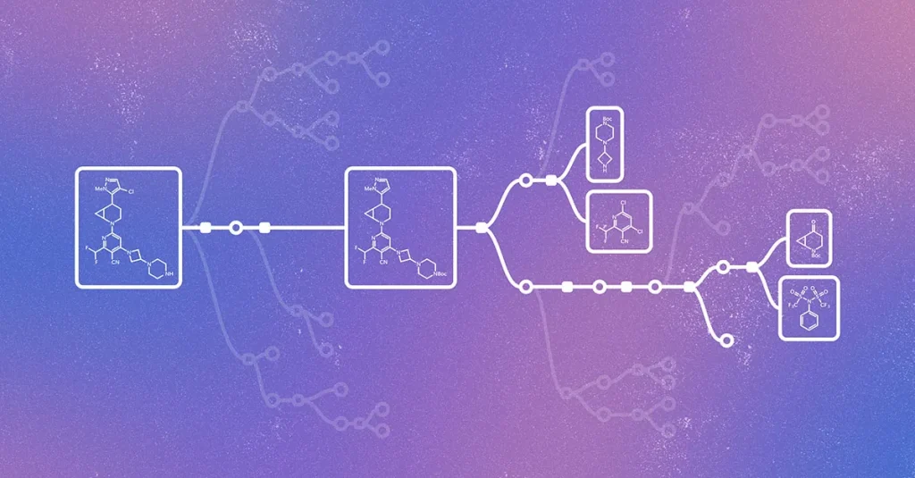 Схема работы RetroChimera — комбинирование двух моделей для ретросинтеза малых молекул