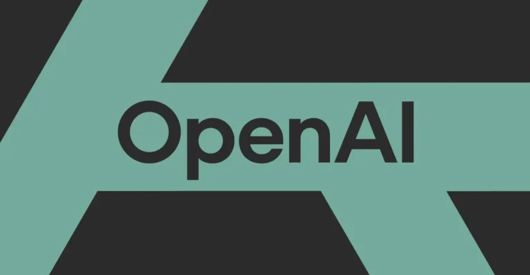 Логотип OpenAI на экране рядом с панелью мониторинга безопасности