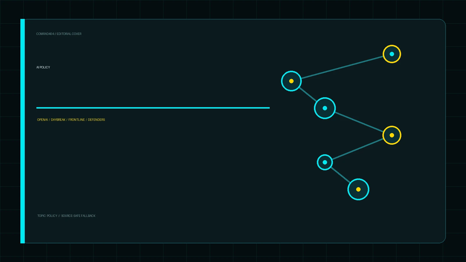 Анонс программы OpenAI Daybreak for Frontline Defenders с логотипом компании