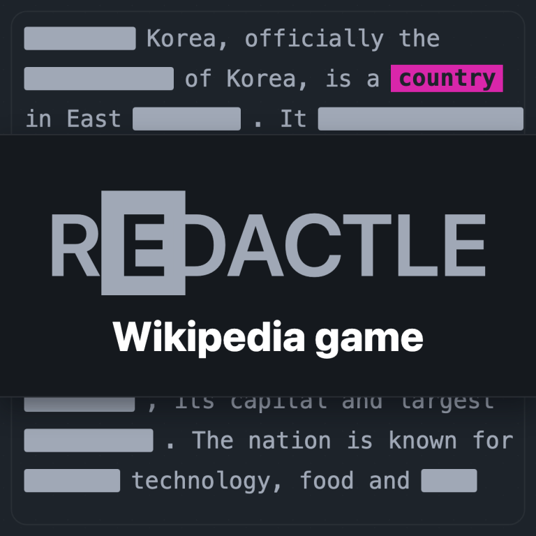 Лидерборд языковых моделей для игры Redactle