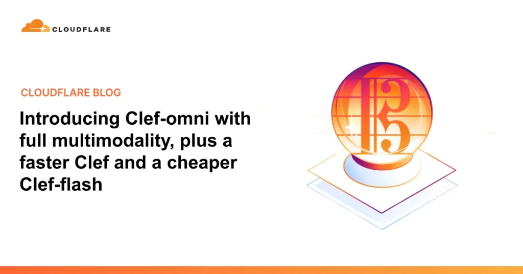 Мультимодальная модель Cloudflare Clef-omni анализирует текст, изображения, аудио и видео