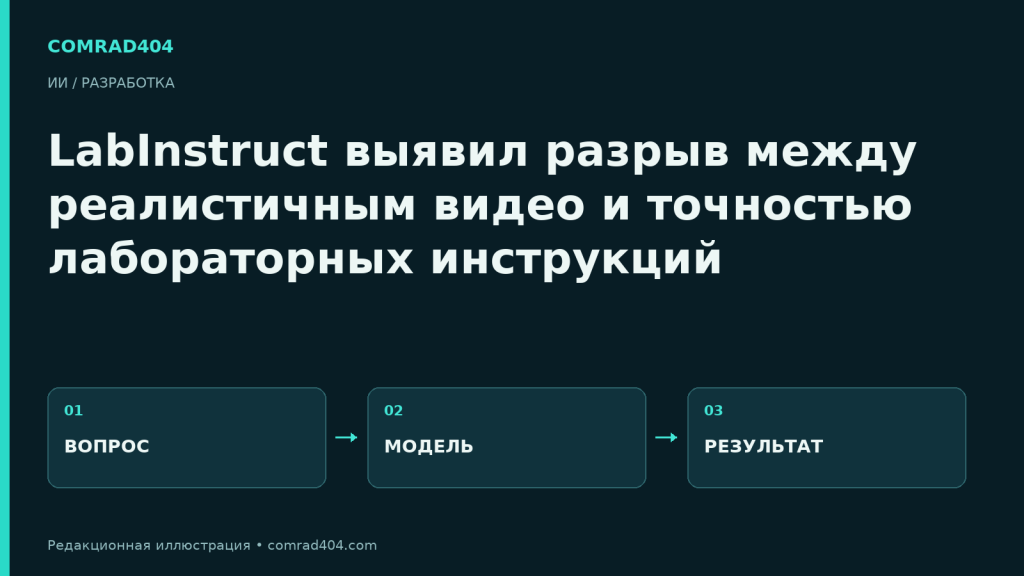 LabInstruct выявил разрыв между реалистичным видео и точностью лабораторных инструкций