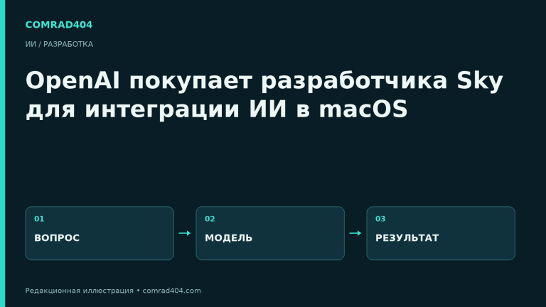 OpenAI покупает разработчика Sky для интеграции ИИ в macOS