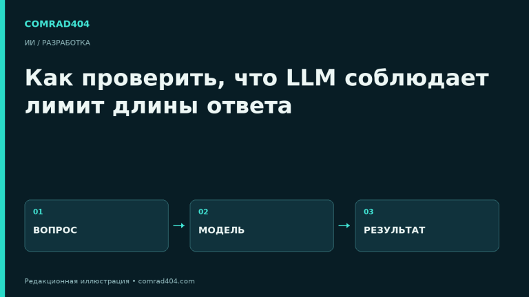 Как проверить, что LLM соблюдает лимит длины ответа